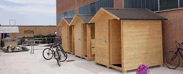 Container per i braccianti stagionali