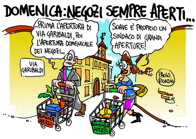 Domenica: negozi sempre aperti...