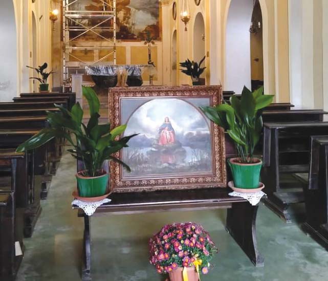 Restauri alla Madonna del Lago