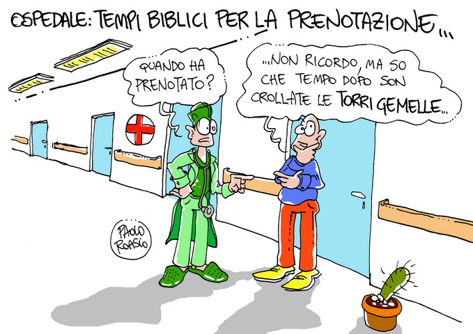Ospedale: tempi bliblici per la prenotazione