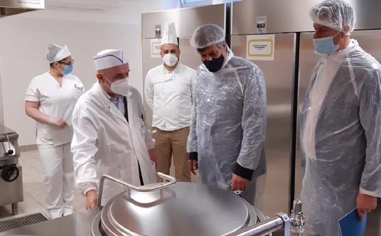 Una sola cucina per due ospedali