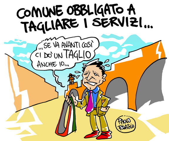 Comune obbligato a tagliare i servizi