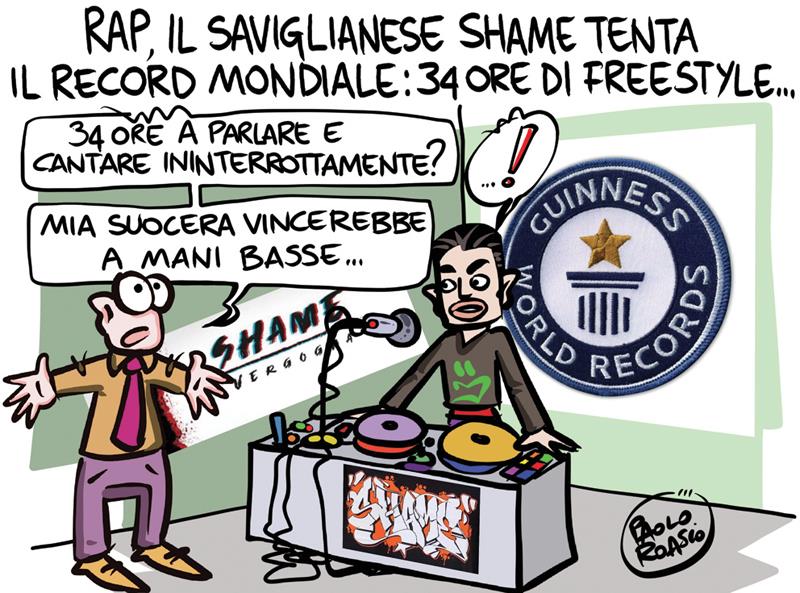 Record del mondo di rap