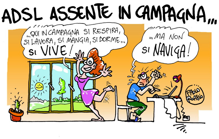 Niente Adsl in campagna