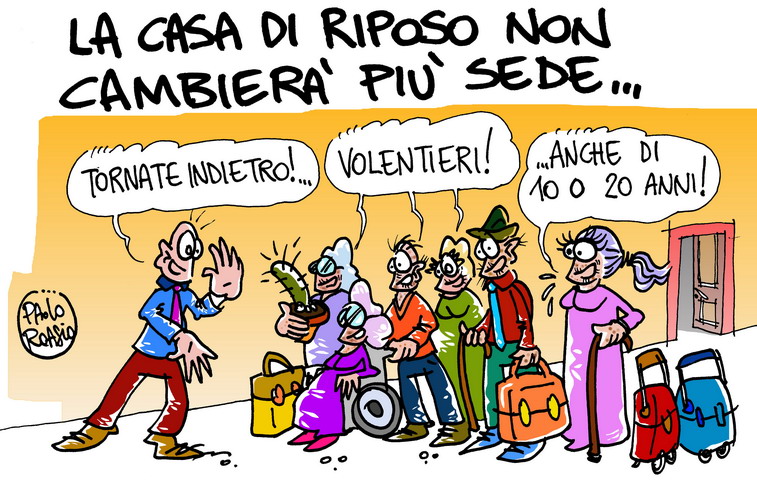 La casa di riposo non cambia sede