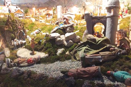 Qualcuno ha preso di mira il presepe