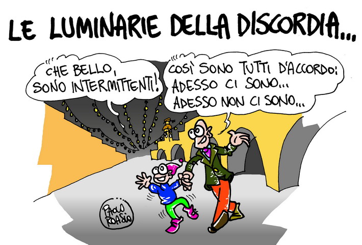 Luminarie della discordia