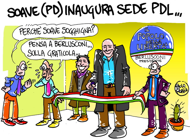 Soave inaugura la sede Pdl