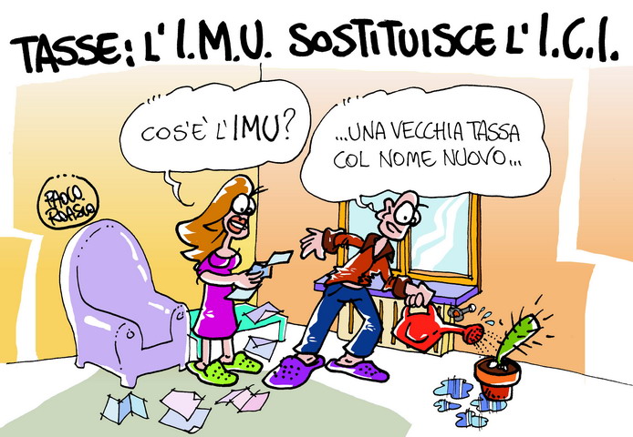 L'Imu sostituisce l'Ici