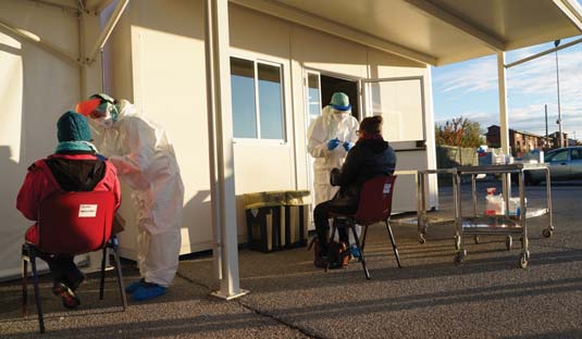 Tamponi hot spot per gli studenti