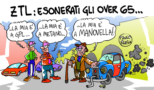 Ztl: esoneri per gli over 65