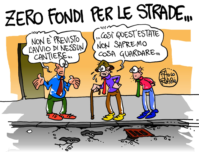 Zero fondi per le strade