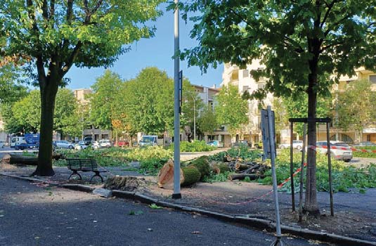 Via con la progettazione della piazza