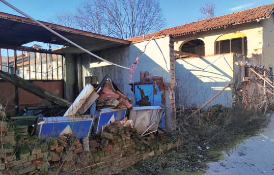 Muro crollato, un anno dopo