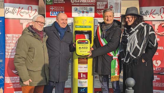 Nuovo salvavita in piazza Schiaparelli