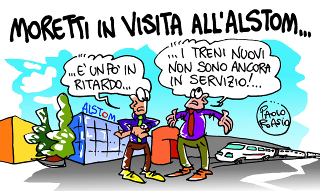 Moretti in visita all'Alstom