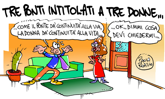 Tre ponti per tre donne