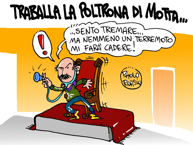 Traballa la poltrona di Motta