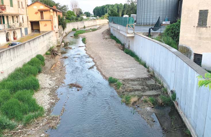 Mellea, si lavora sugli argini