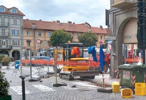 Cantieri in centro fino a ottobre