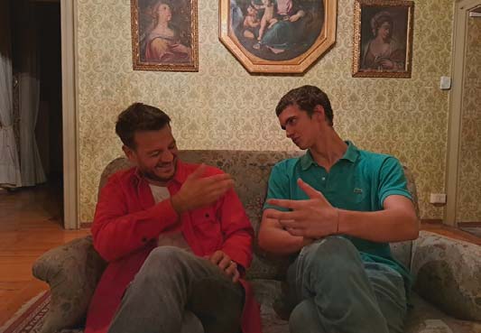 In televisione insieme a Cattelan