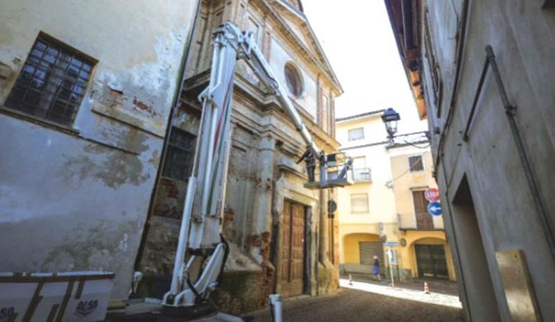 Barriera anti-volatili su Santa Chiara