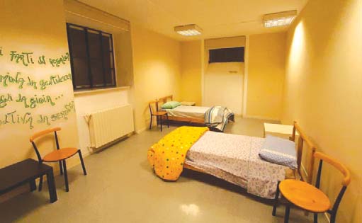 Il dormitorio riempie i letti fin dal primo giorno di riapertura