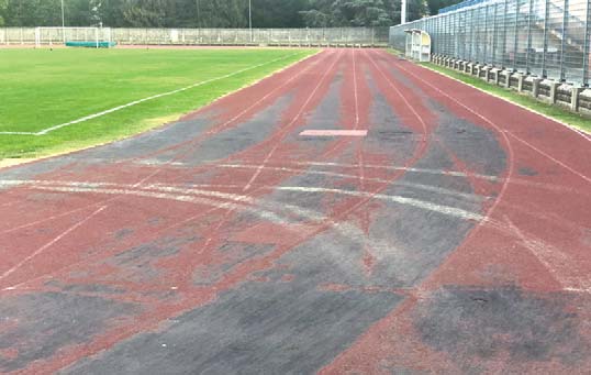 Si rattoppa la pista