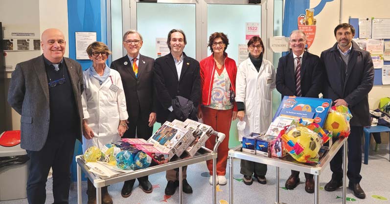 Doni per i bimbi della Pediatria