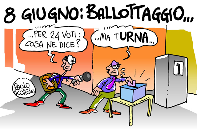 8 giugno: ballottaggio