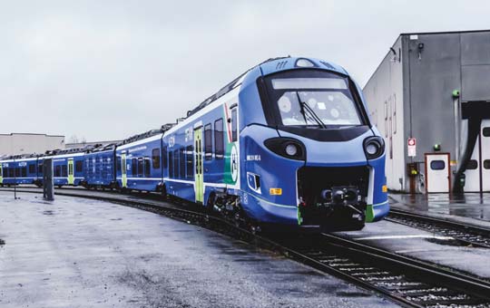 Il treno a idrogeno verso la Germania