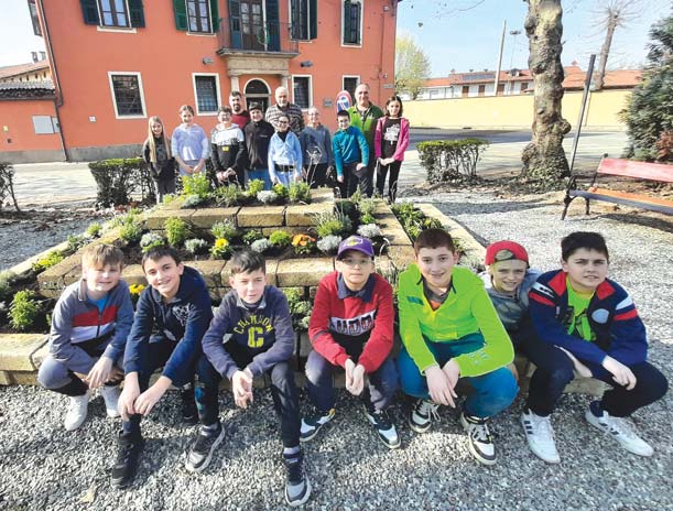 Il giardino dei ragazzi prende forma