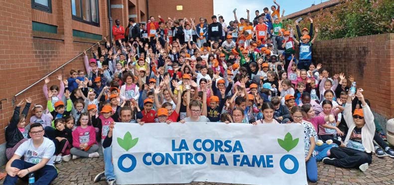Corsa solidale contro la fame