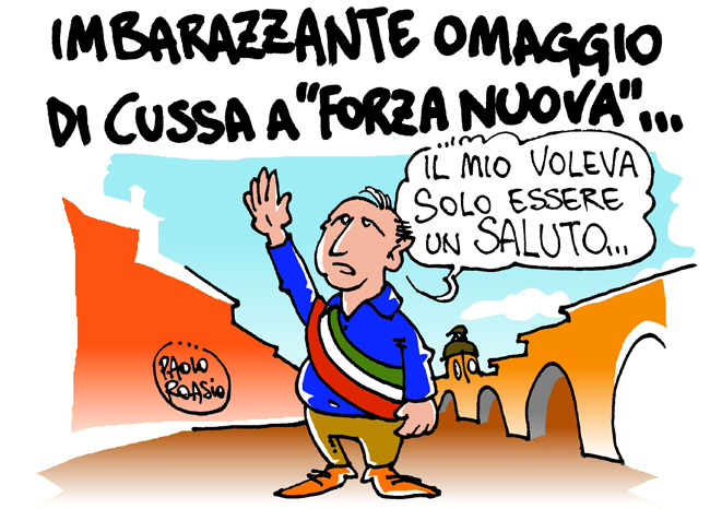 Imbarazzante omaggio di Cussa 
