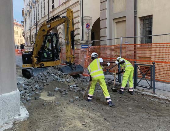 Avanti coi cantieri in via S. Andrea