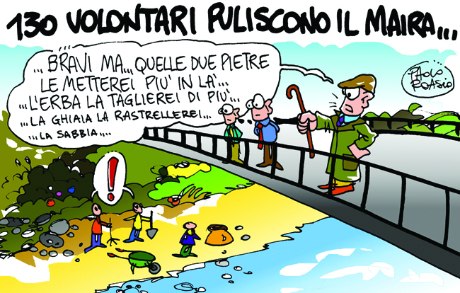 130 volontari puliscono il Maira