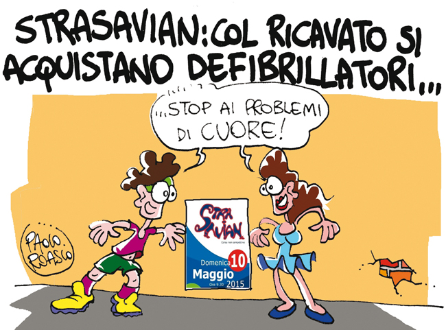 Strasavian: col ricavato si acquistano defibrillatori