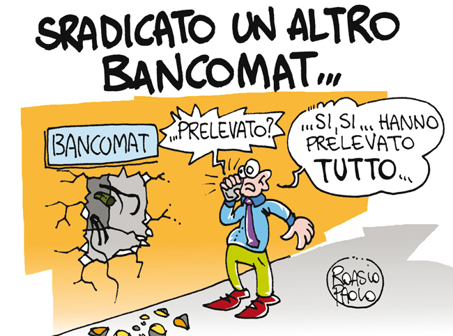 Sradicato un altro bancomat
