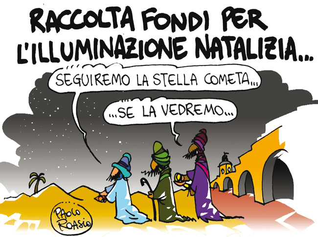 Raccolta fondi per l'illuminazione natalizia