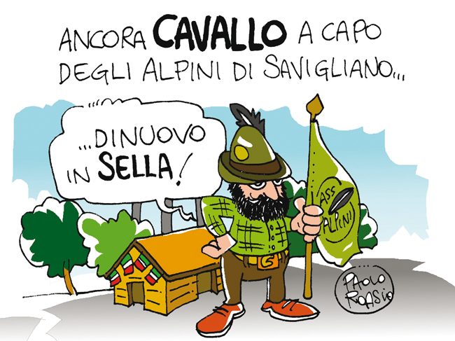 Ancora Cavallo a capo degli Alpini di Savigliano
