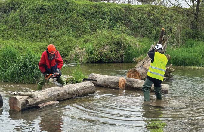 Protezione Civile al lavoro sul Mellea