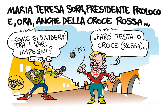 Maria Teresa Sora, presidente Pro loco e, ora, anche della Croce Rossa