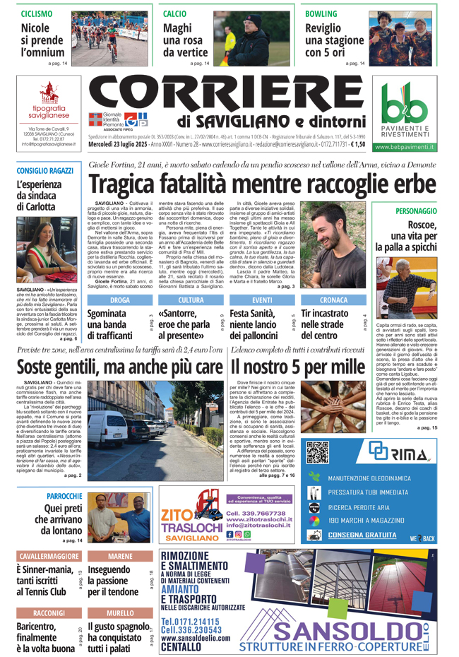 23 luglio 2025