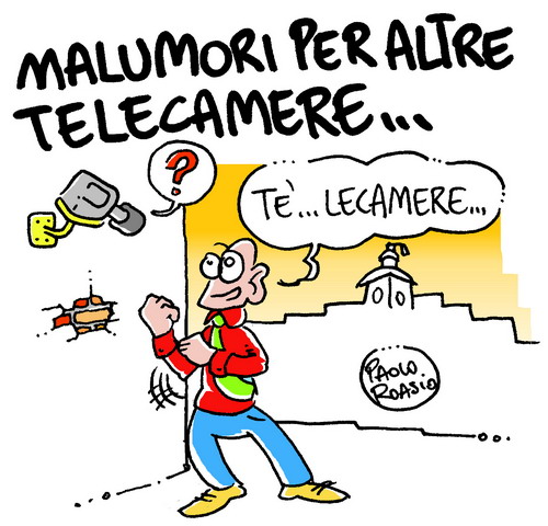 Malumori per le telecamere
