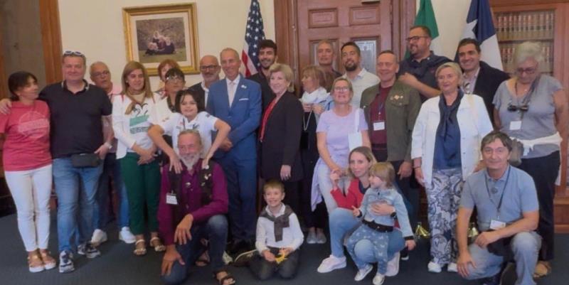 Monasterolesi di ritorno dal viaggio in Texas