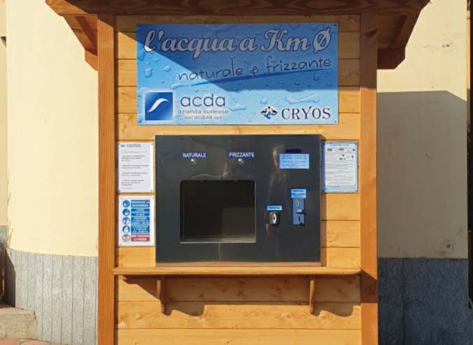 Nuova casetta per l'acqua del sindaco