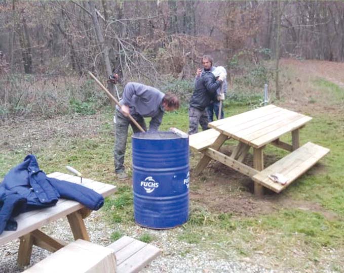 Nuovi lavori in corso al sito naturalistico