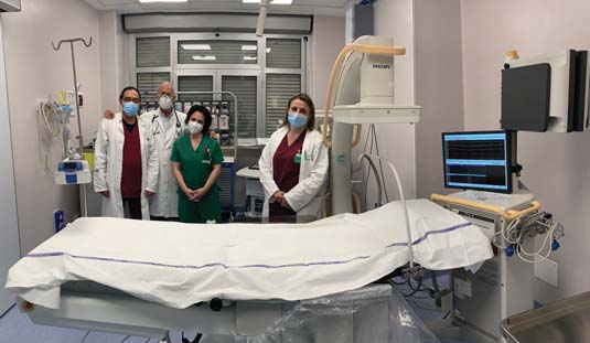 Una nuova sala in Cardiologia