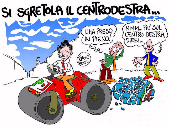 Si sgretola il centro destra